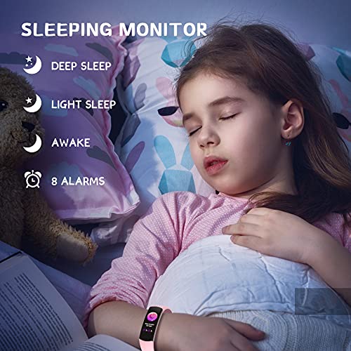 YoYoFit Slim Kids Fitness Tracker Heart Rate Monitor, Kids Activity Tracker W...