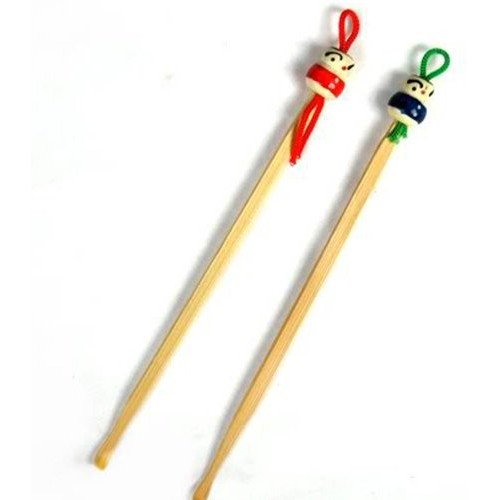 YOYOSTORE 20 Pcs Mix Cute Doll Bamboo Earpick Ear Wax Remover Cleaning Tool