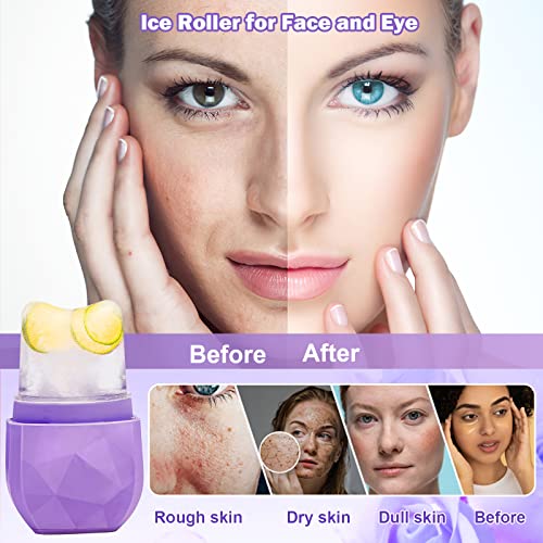 Ice Roller for Face & Eye Beauty Ice Face Roller Contour Cube Skin Care Tools...