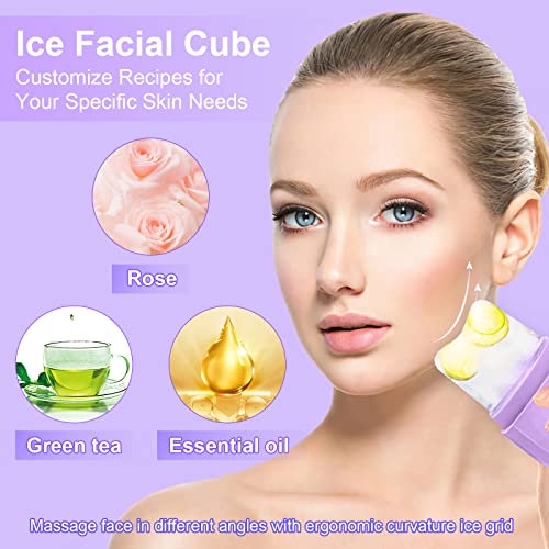 Ice Roller for Face & Eye Beauty Ice Face Roller Contour Cube Skin Care Tools...