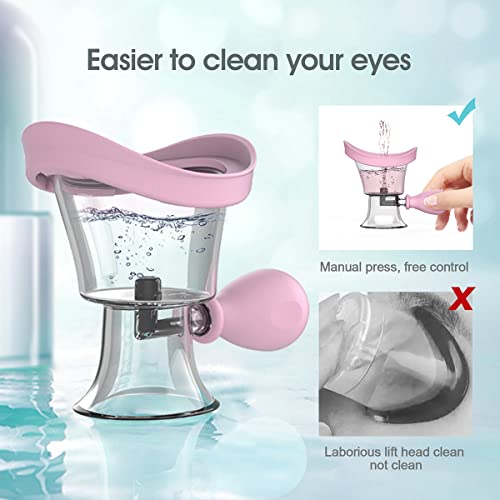 YSQYSQ Eye Wash Cup，Eye Wash Bath Kit – Silicone Eye Cup for Effective Eye C...
