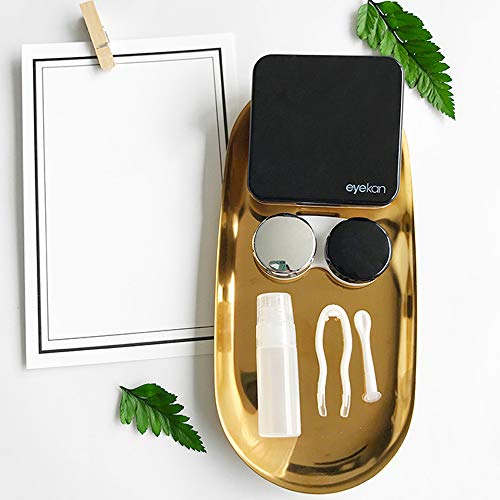 3 Pack Contact Lens Case,YuCool Mini Stylish Simple Portable Cases Kit Set Ha...