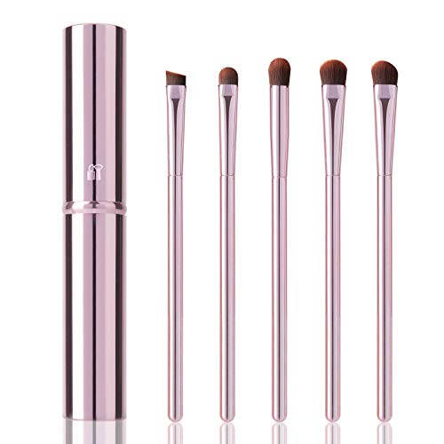 5Pcs Eyeshadow Brush Set, Portable Eye brushes, Premium Eye Makeup Brush, Eye...