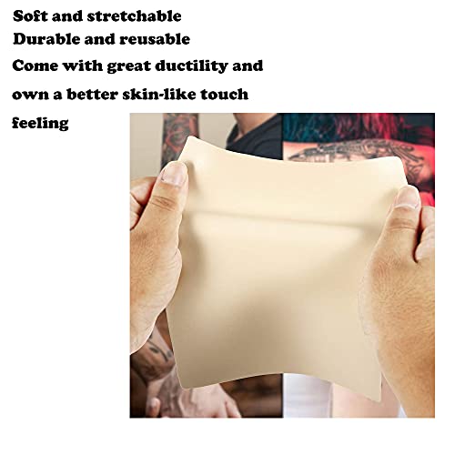 Blank Tattoo Practice Skin - Yuelong 20Pcs Tattoo Skin Double Sides Fake Skin...