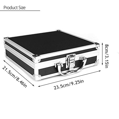 Small Tattoo Kit Case - Yuelong Mini Tattoo Machine Case Box Aluminum Tool Bo...