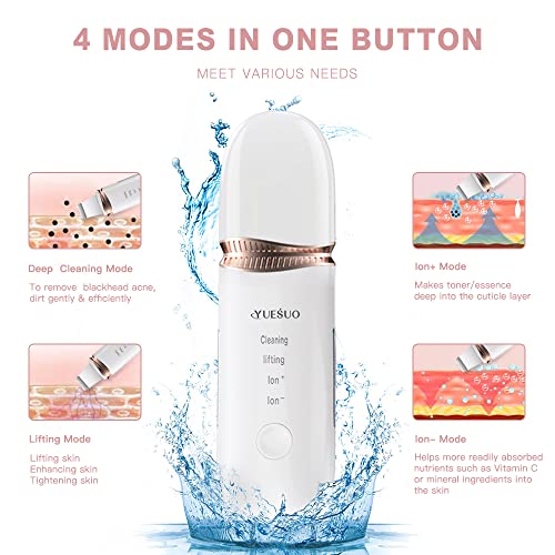 Skin Scrubber Face Skin Spatula,Yuesuo Blackhead Remover Pore Cleanser with 4...