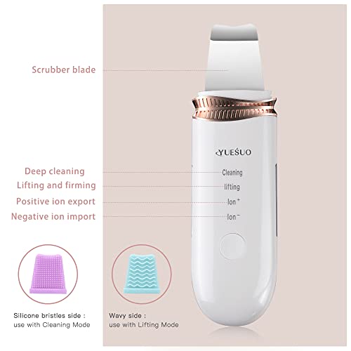 Skin Scrubber Face Skin Spatula,Yuesuo Blackhead Remover Pore Cleanser with 4...