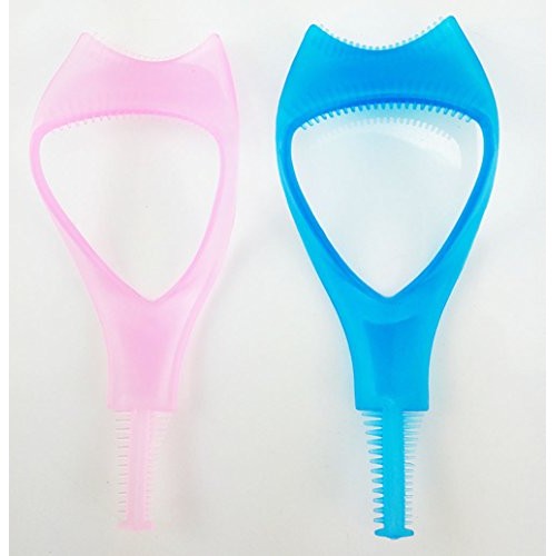 yueton 2pcs 3 in 1 Makeup Eyelash Tool Upper Lower Lash Mascara Applicator Gu...