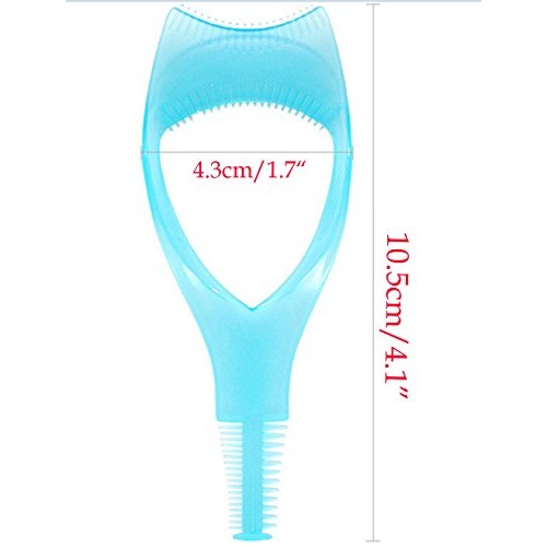 yueton 2pcs 3 in 1 Makeup Eyelash Tool Upper Lower Lash Mascara Applicator Gu...