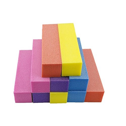 yueton Pack of 10 Buffing Sanding Buffer Block Files Pedicure Manicure Nail A...