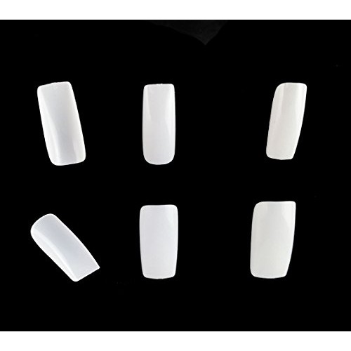 yueton Pack of 500 White Color Full Cover UV Gel False Fake Nail Art Tips DIY...