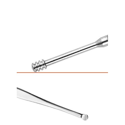 YUJUAN 7PCS Set Stainless Steel Spiral Portable Earpick Spoon Ear Wax Remover...