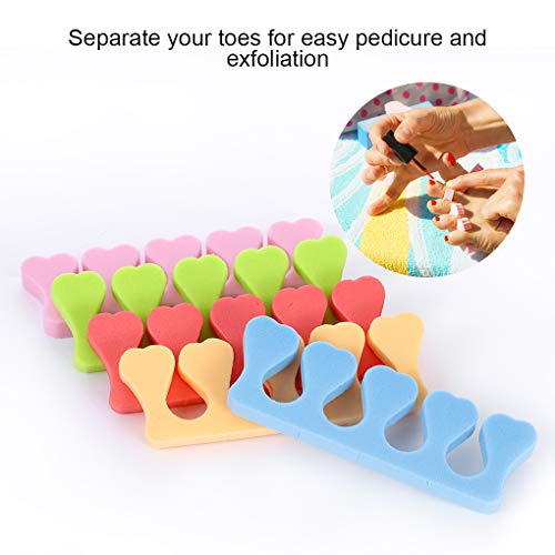 10 Pcs Toe Separators Finger Separators, Soft Sponge Toe Separators Pedicure,...