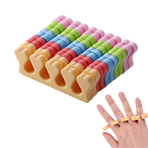 10 Pcs Toe Separators Finger Separators, Soft Sponge Toe Separators Pedicure,...