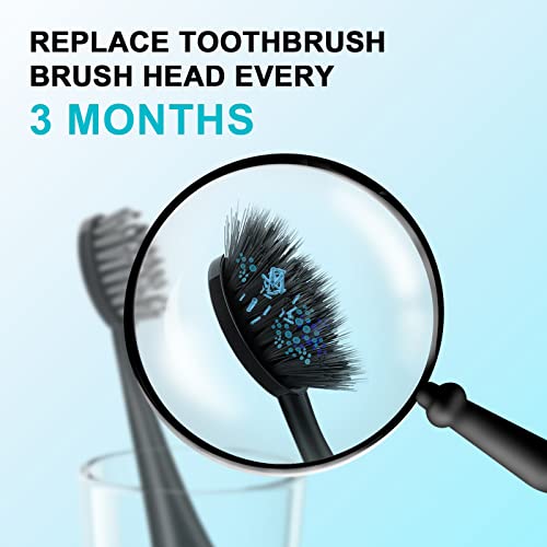 Replacement Toothbrush Heads for Burst Electric Toothbrush with Dust Cover Ca...