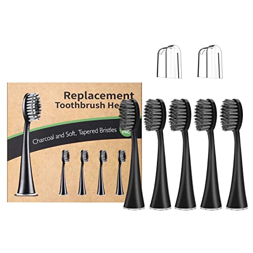 Replacement Toothbrush Heads for Burst Electric Toothbrush with Dust Cover Ca...