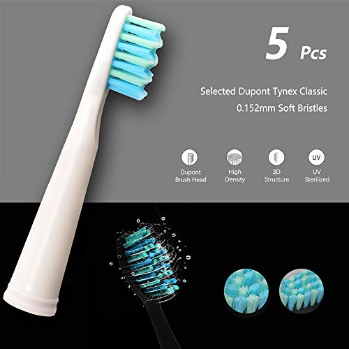 Toothbrush Replacement Heads Compatible with Fairywill FW-507/508/551/917/959...