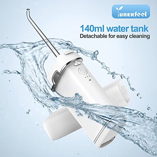 Water Flosser Cordless for Teeth,YUNERFEEL Water Flosser,Telescopic Water Tan...