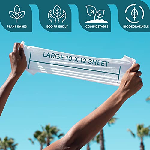 YUNI Beauty Large Body Wipes (Peppermint Citrus, 12 Ct) Showerless Wipes to C...