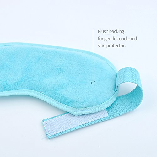 Sleeping Weighted Eye Mask for Woman Man Reusable Gel Beads Ice Pack with Sof...
