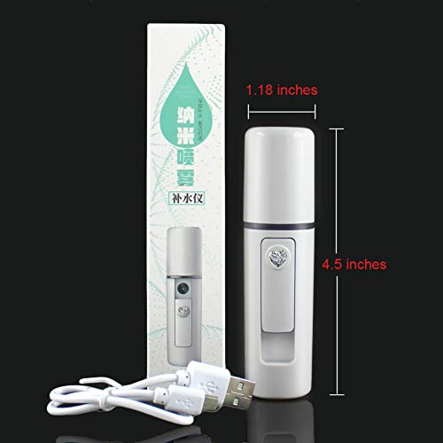 Nano Facial Mister Moisturizing Atomization Humidifier Cool Mist Facial Steam...