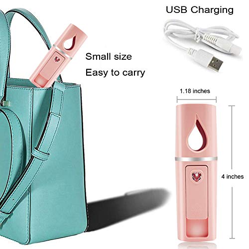 Portable Nano Facial Mister Mini Facial Steamer Atomization Eyelash Extension...