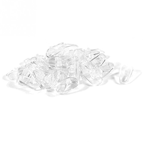10Pairs/20pcs Air Chamber Silicone Nose Pads Screw-in Push-in for Eyeglasses ...