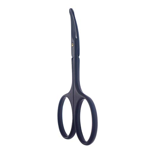 Yutoner Eyebrow and Nose Hair Safety Curved Scissors, 3.7 Inch Stainless Stee...
