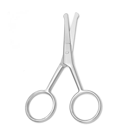 Yutoner Premium Manicure Rounded Tip Scissors Multi-purpose Stainless Steel C...