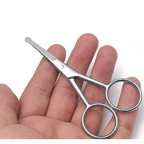 Yutoner Premium Manicure Rounded Tip Scissors Multi-purpose Stainless Steel C...