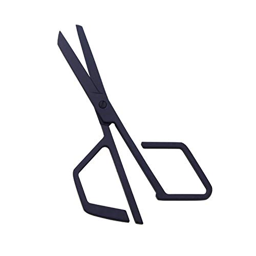 Yutoner Straight Rounded Tip Scissors for Men - Stainless Steel Beauty Groomi...