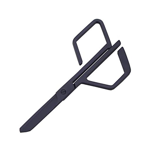 Yutoner Straight Rounded Tip Scissors for Men - Stainless Steel Beauty Groomi...