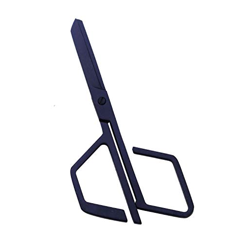 Yutoner Straight Rounded Tip Scissors for Men - Stainless Steel Beauty Groomi...