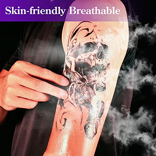 Tattoo Aftercare Bandage 10 in x 10 Yard Waterproof Transparent Film Second S...