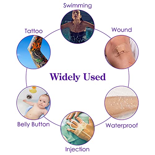 Tattoo Aftercare Bandage 10 in x 10 Yard Waterproof Transparent Film Second S...