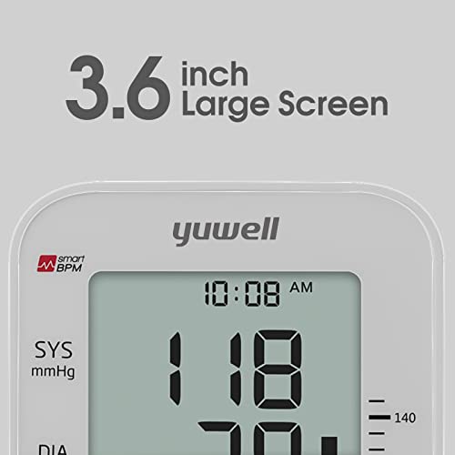 yuwell Blood Pressure Monitor, Extra Large Upper Arm Cuff, Digital BP Machine...