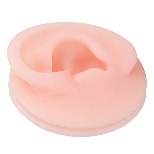 Ear Model, Professional Soft Silicone Ear Model, Fake Ear Display Sample Ear ...