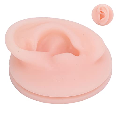 Ear Model, Professional Soft Silicone Ear Model, Fake Ear Display Sample Ear ...