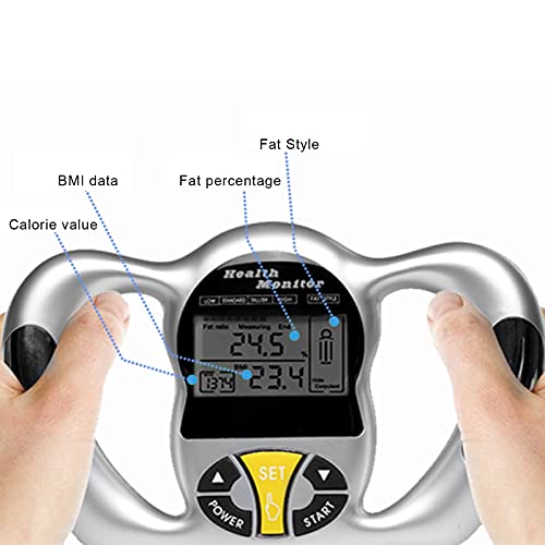 Handheld Body Fat Tester, Body Composition Smart Scale Analyzer, Body Fat Mea...