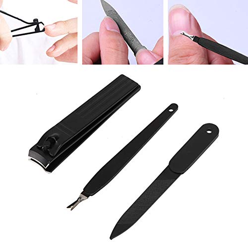 Home 3Pcs Stainless Steel Nail Trimming Cutter Kit, Nail Cutter Kit, Nail Cut...