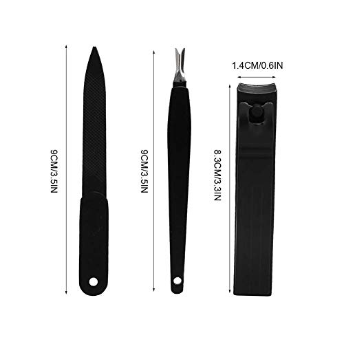 Home 3Pcs Stainless Steel Nail Trimming Cutter Kit, Nail Cutter Kit, Nail Cut...