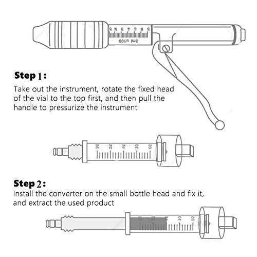 Hyaluron Pen Kit - 0.3/0.5ml Convertible Hyaluronic Acid Syringe Pen, Beauty ...