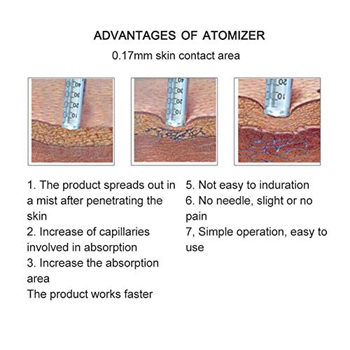 Hyaluron Pen Kit - 0.3/0.5ml Convertible Hyaluronic Acid Syringe Pen, Beauty ...