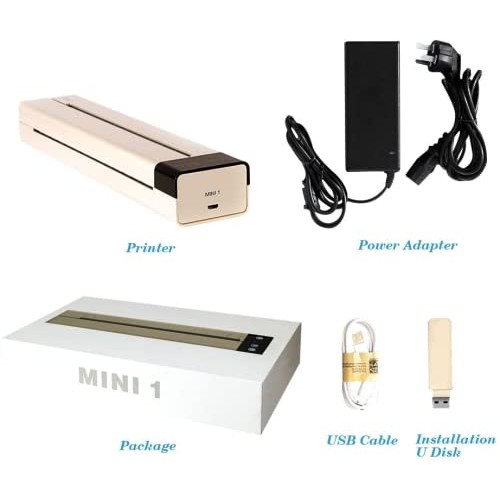 Tattoo Transfer Machine, Portable Office Mini Thermal Copier Tattoo Stencil T...