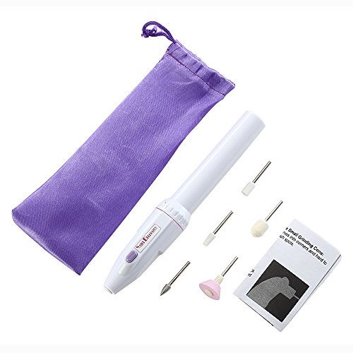 Electric Manicure Set, YWQ 5-in-1 Electric Manicure Nail Drill File Grinder G...