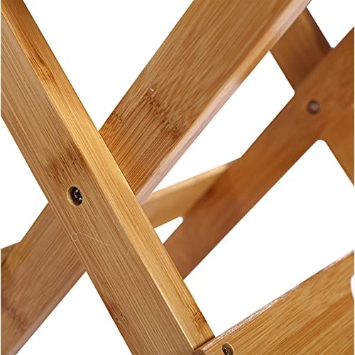YXLLUX Foldable Bamboo Step Stool, for Home Salon Shaving Shower Set Foot Fis...