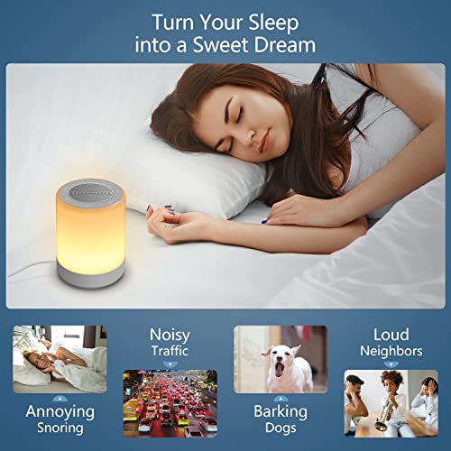 YYDSKIT White Noise Machine with Large Night Light, Sound Machine with 32 Soo...