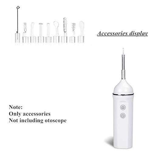 YYS SPY 9PCS Ear Wax Removal Tool Ear Spoon, Earpick Accessories for 3.9mm Ot...