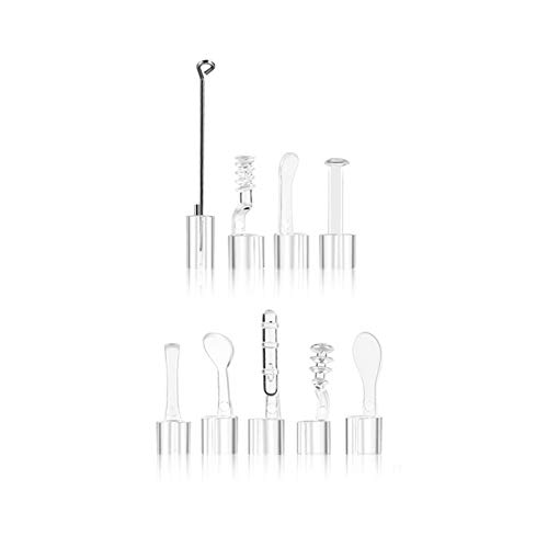 YYS SPY 9PCS Ear Wax Removal Tool Ear Spoon, Earpick Accessories for 3.9mm Ot...