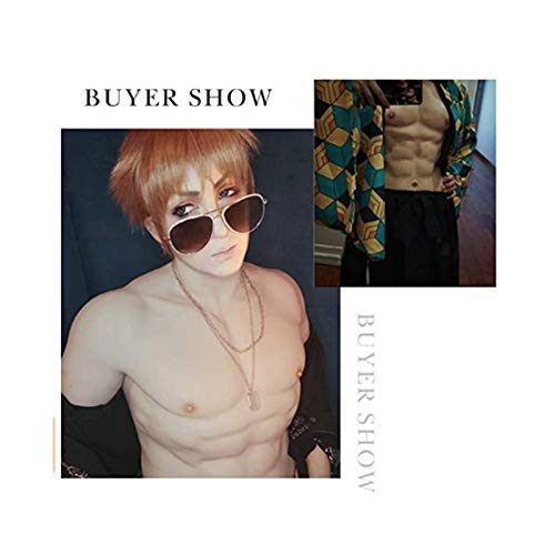 YYSDH Stage Performance Silicone Muscle Chest Realistic Male Chest Vest Abdom...
